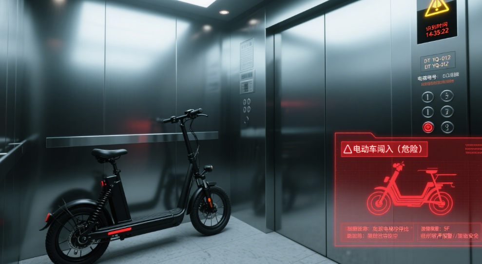 多模态融合电梯间电动车识别与动态决策服务