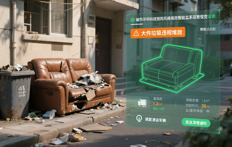多模态融合大件垃圾识别算法与智慧环卫管理服务